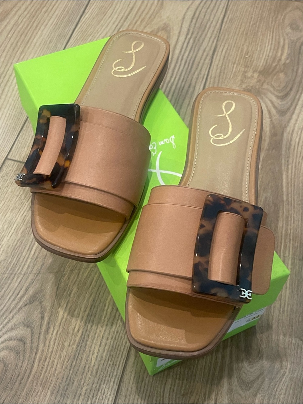 Sam Edelman Inez Cuoio Leather Sandals - Picture 2 of 6